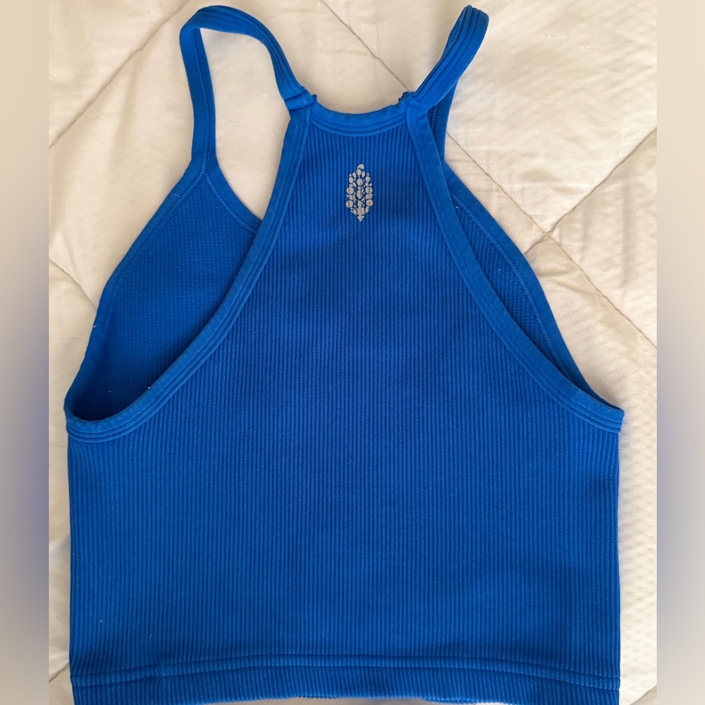 FP Movement by Free People Happiness Runs Blue Tank Top